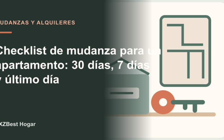 Cajas de mudanza etiquetadas por habitación y prioridad