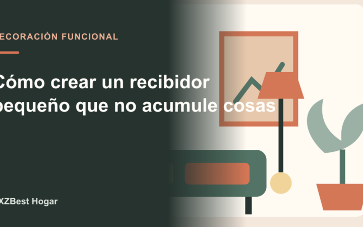 Recibidor estrecho con banco, ganchos y bandeja para llaves