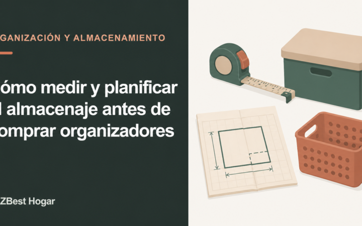 Armario pequeño organizado con cajas medidas y zonas de uso